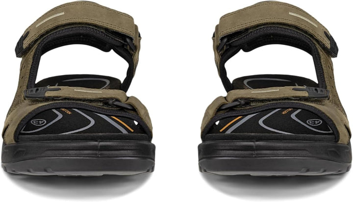 ECCO Herren Yucatan M Sandal 49 EU Tarmac, 49 EU Grün