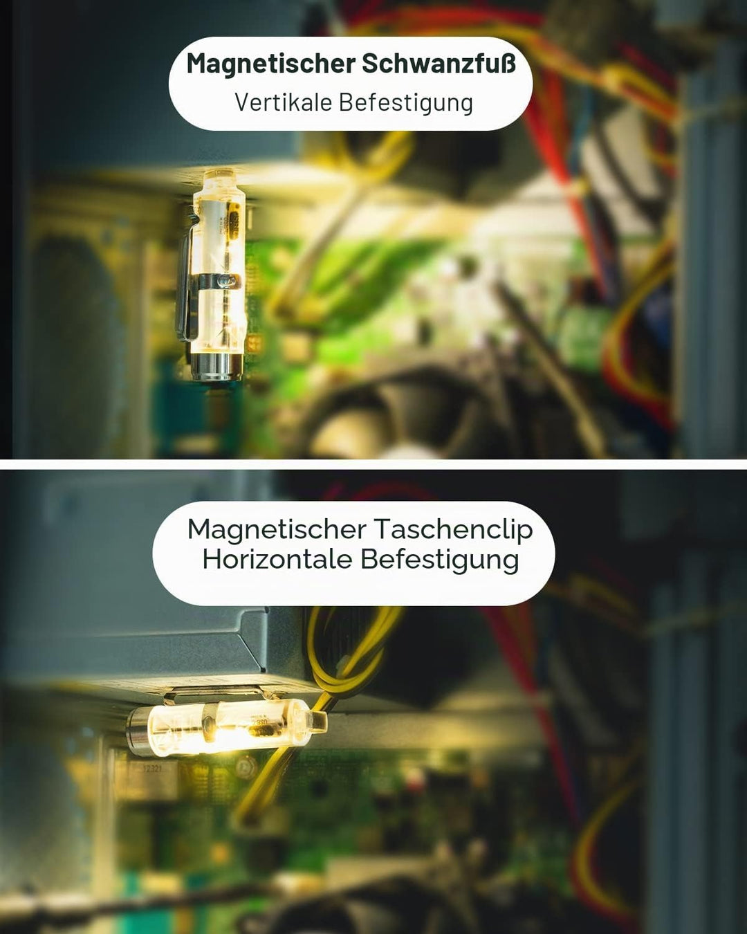 RovyVon A8 G4 wiederaufladbare USB C Taschenlampe, 650 Lumen 6500K superhelle kleine EDC Schlüsselan