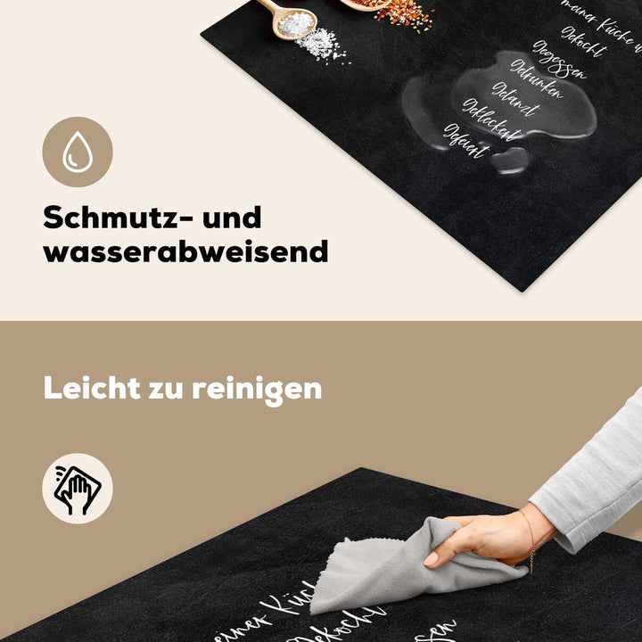 KitchenYeah© Herdabdeckplatte Einteilig Ceranfeld Abdeckplatte Küche Deko Ceranfeldabdeckung Herdabd