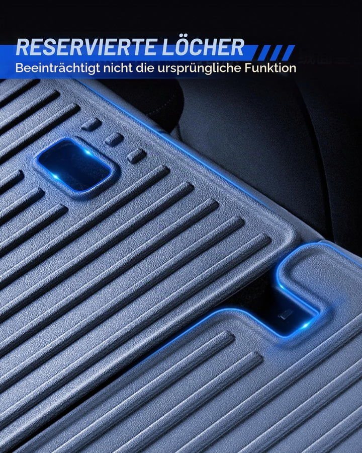 Zweite Sitzreihe Rückenbezug für Tesla Model 3 2024-2026 Allwetter TPE Sitzschutz Wasserdicht und ru