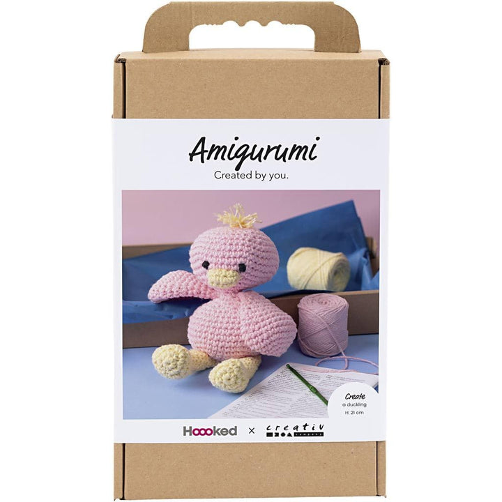 Creativ Company Amigurumi DIY Häkelset (Entenküken - Hellgelb) Entenküken - Hellgelb - Höhe: 21cm, E