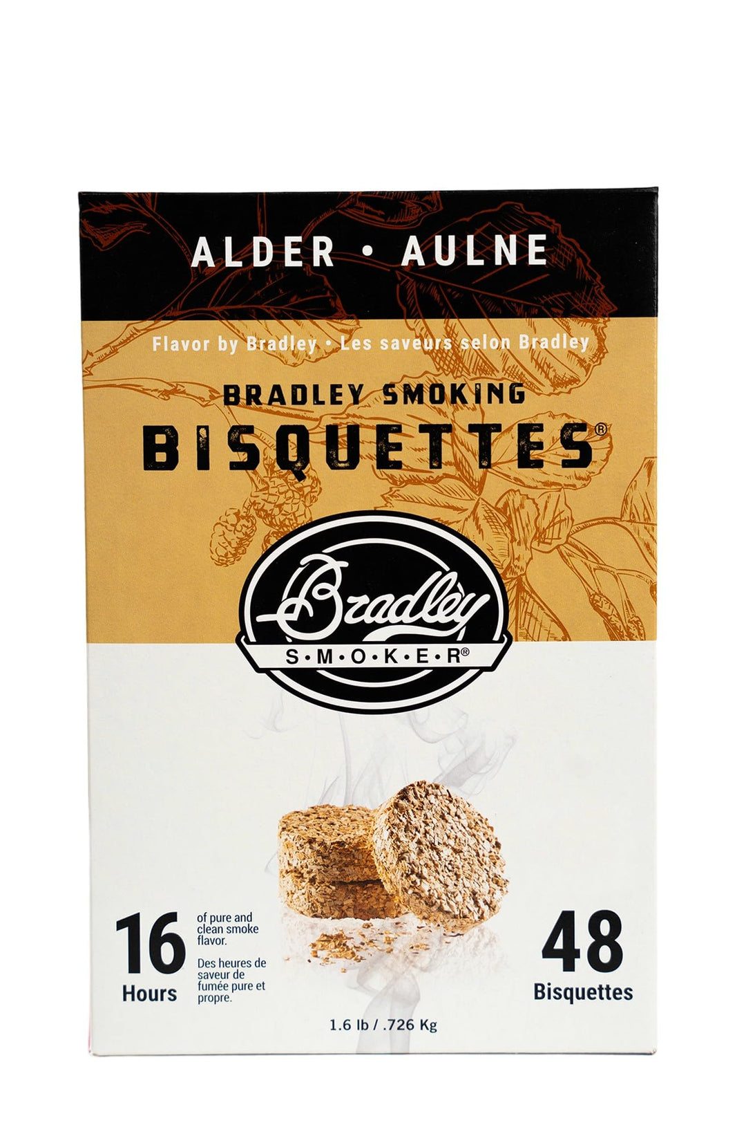 Bradley Smoker BTAL48 Erle Bisquetten 48 Pack