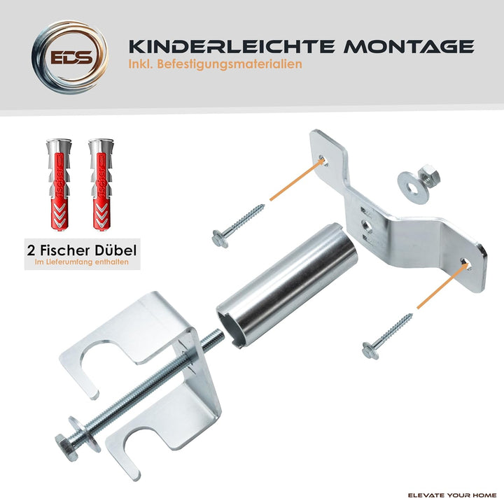 EDS - Rasentrimmer - Freischneider - Motorsensen Wandhalterung | inkl. Befestigungsmaterial | Wandha