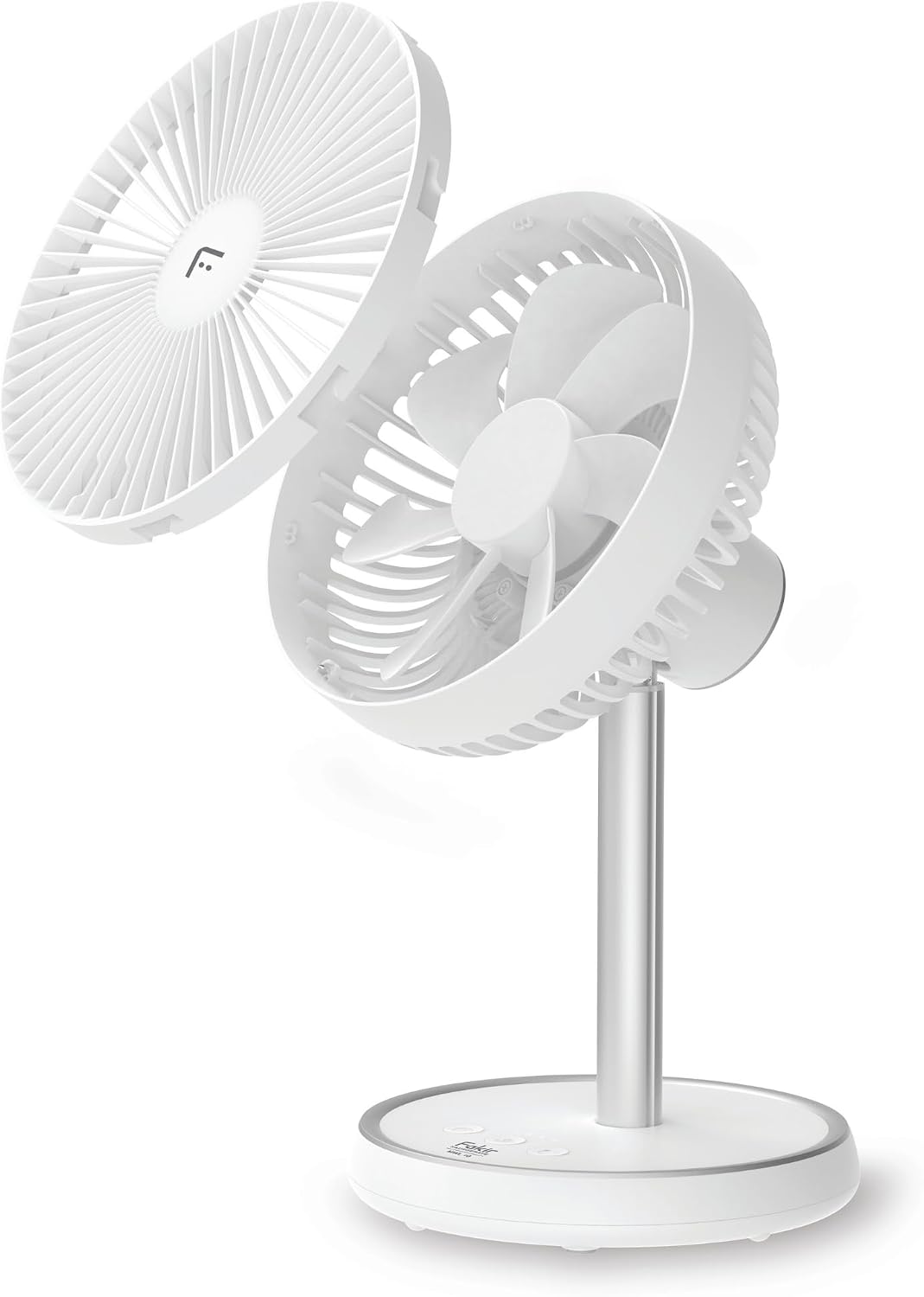 Fakir MWL10 Handventilator &amp; Tischventilator - Mini Ventilator mit Teleskopständer 34-75cm, 4 Stufe