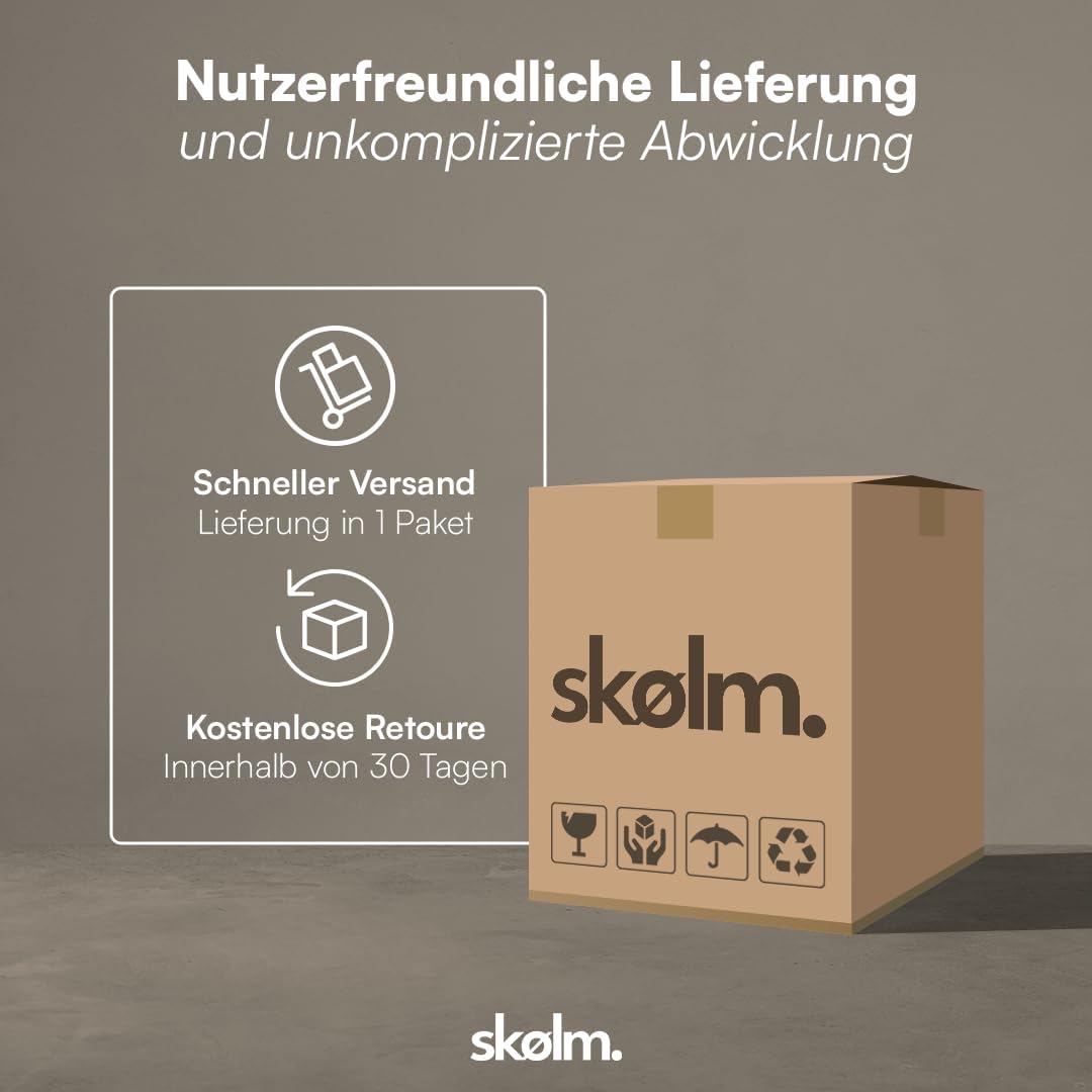 skølm Vali Beistelltisch Weiss – Kleiner Couchtisch Metall – Sofatisch als Hocker & Regal nutzbar –