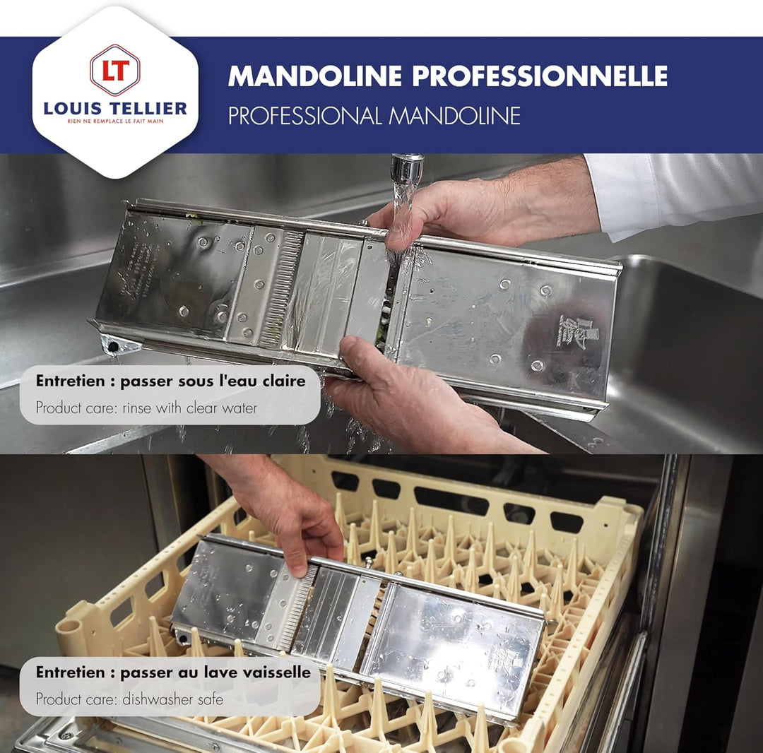 BRON COUCKE Bron D454 Mandoline, Without Guard Single, Single