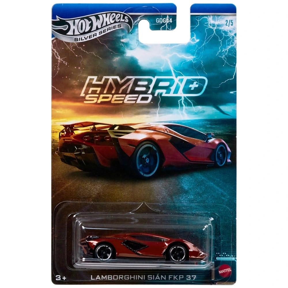 Hot Wheels Silver Series Hybrid Speed Lamborghini Sian FKP 37 [Burnt Orange/Red] 2/5, GDG44, Druckgu