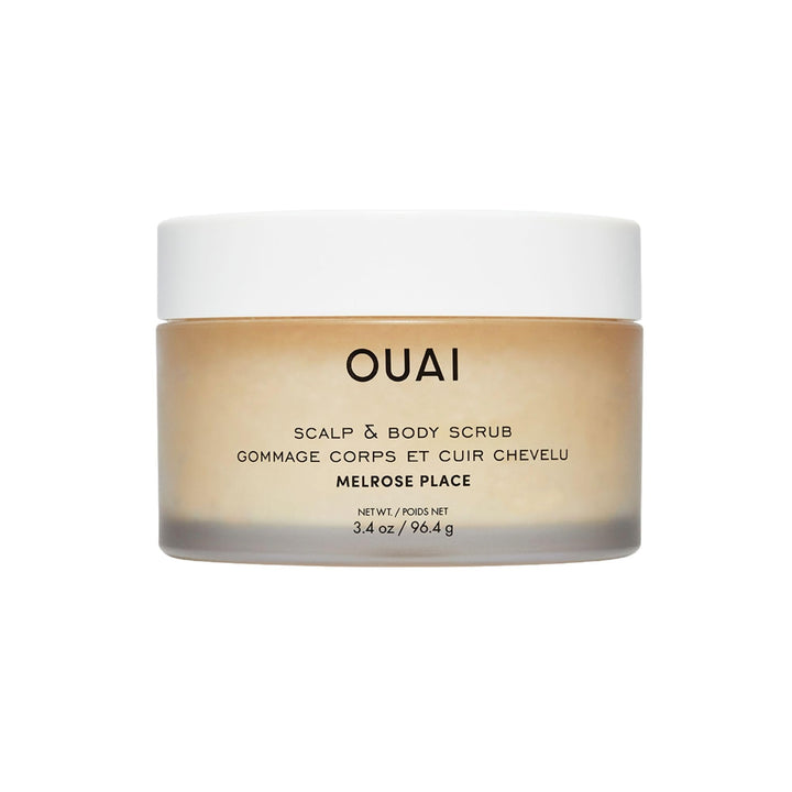 OUAI Scalp &amp; Body Scrub Reisegrösse – Melrose Place – Exfolierendes Körperpeeling mit Zucker &amp; Kokos