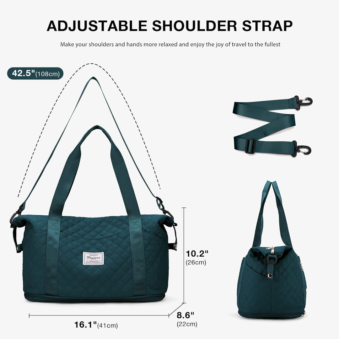 Reisetasche Damen Sporttasche 40x20x25 Ryanair Handgepäck Tasche Weekender Bag Schwimmtasche Wasserd