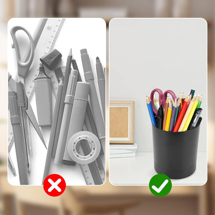 Küchenutensilienhalter 360 Gard Drehbarer Runde Küchenutensilien Organizer Besteckkorb mit Untere Te