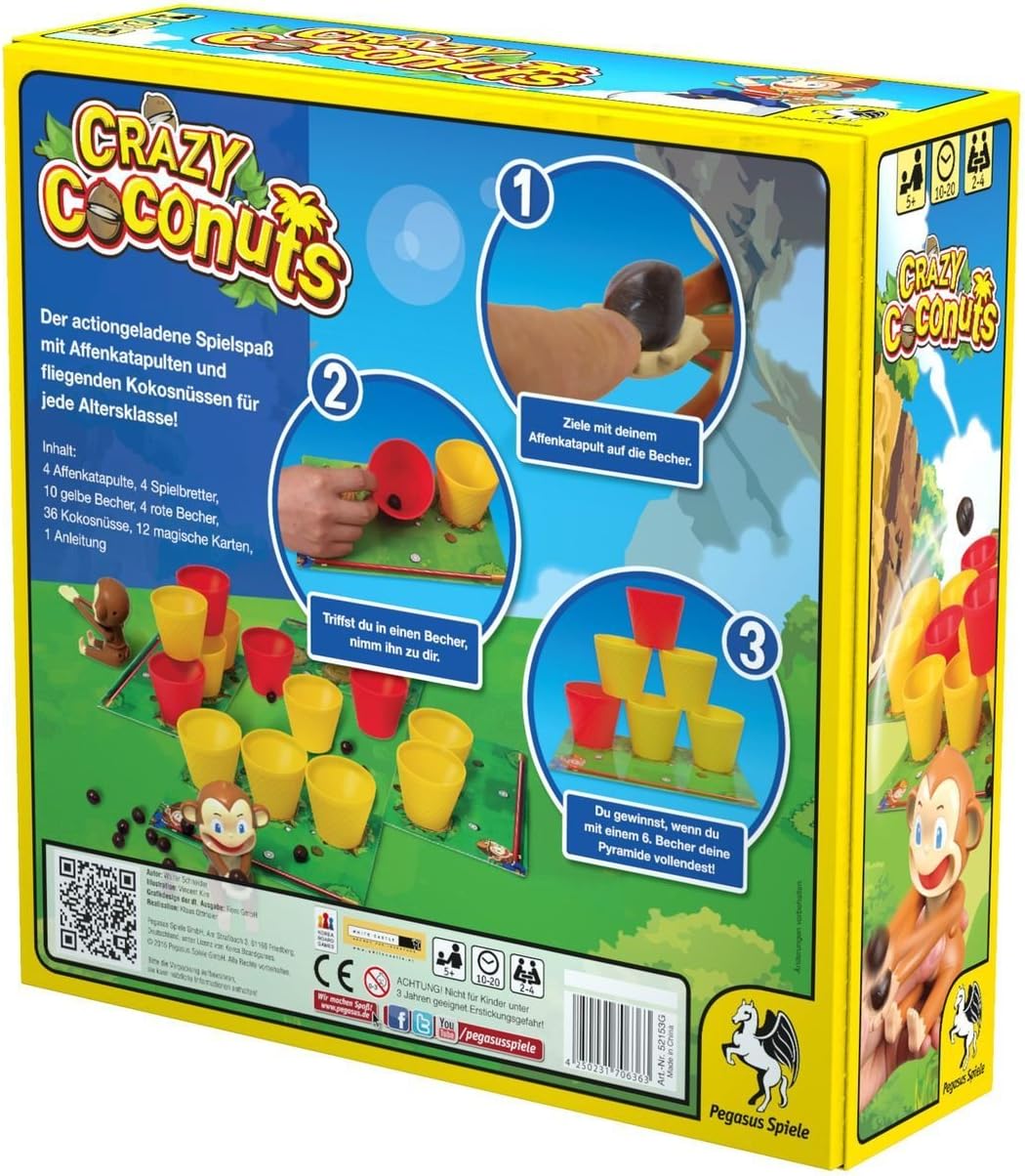 Pegasus Spiele 52153G - Crazy Coconuts