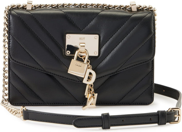 DKNY Damen Dkny Women's Dkny Womens Shoulder Bag, Bgd - Blk/Gold, Einheitsgrösse EU