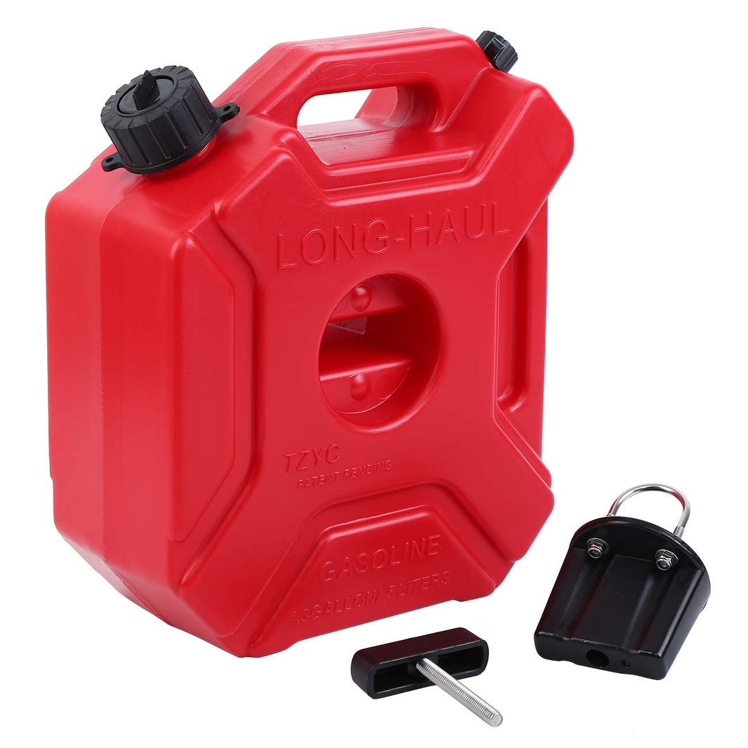 Samger Samger 5L Rot Kraftstofftank Benzinkanister mit Halterung für ATV UTV Motorrad