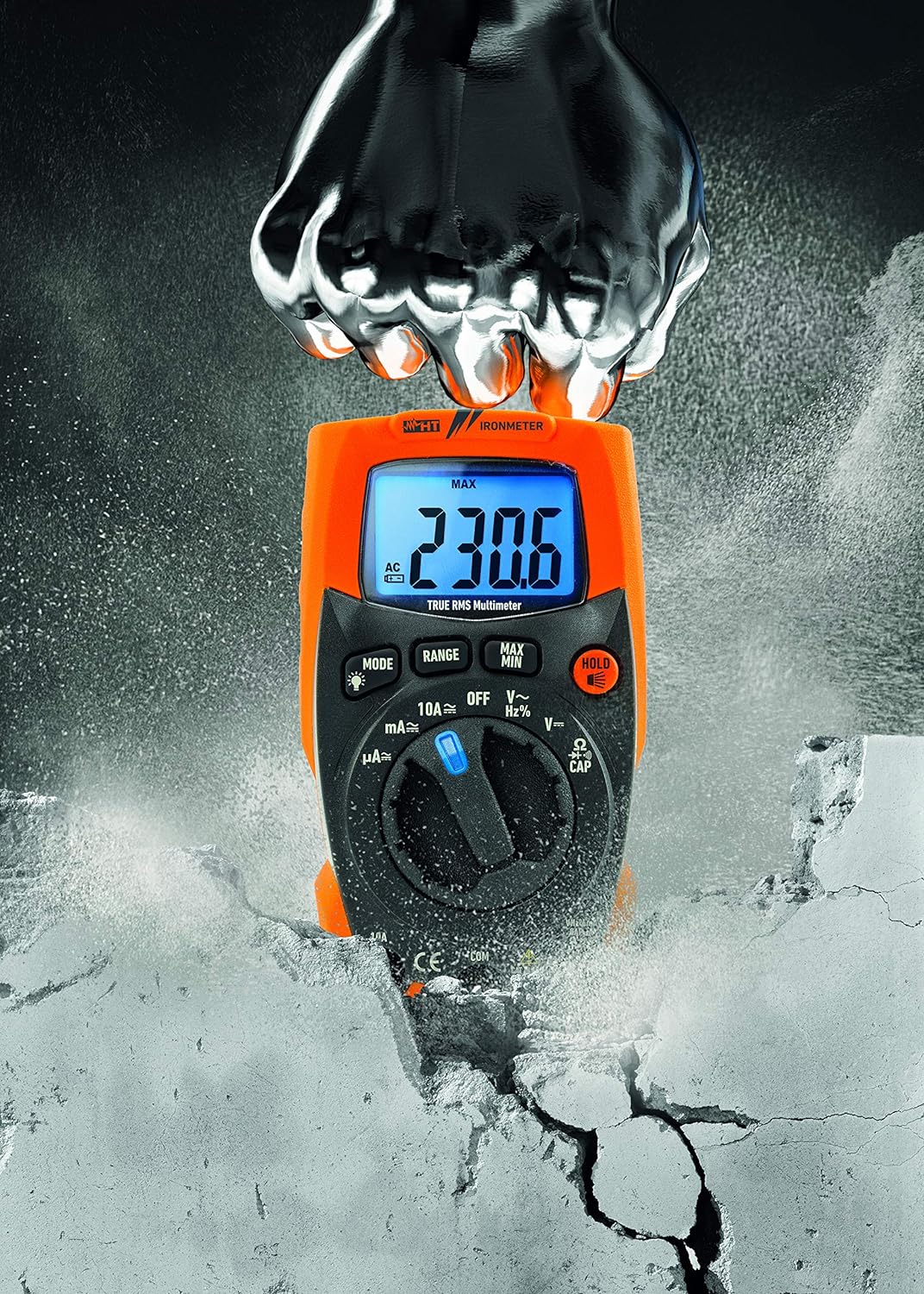 HT Instruments IRONMETER Hand-Multimeter digital CAT III 600V Anzeige (Counts): 4000
