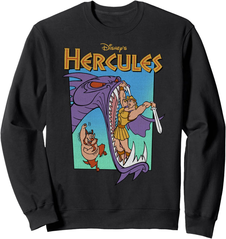 Disney Hercules Vintage Hydra Fight Poster Sweatshirt