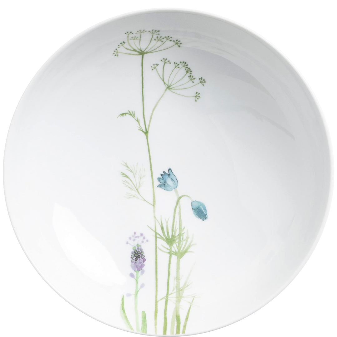 KAHLA 393456A50001C Five Senses Wildblume Suppenteller 21 cm | tiefer Teller mit Blumenmotiv aus Por