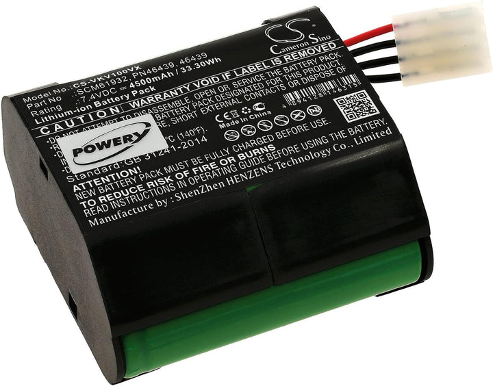 2X Akkus für Saugroboter Vorwerk Kobold VR100, 7,4V, Li-Ion