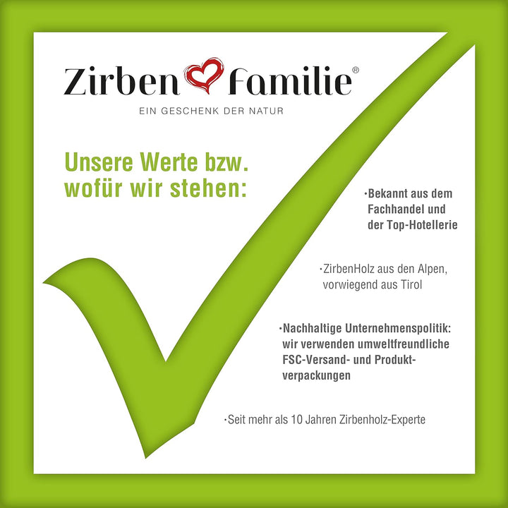 Zirben Familie - bekannt aus dem Fachhandel & der Hotellerie • Zirben-Brotkasten • Hygienische Aufbe