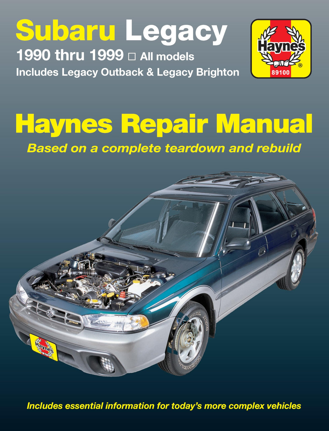 Subaru Legacy 1990 thru 1999: Includes Legacy Outback & Legacy Brighton (Hayne's Automotive Repair M