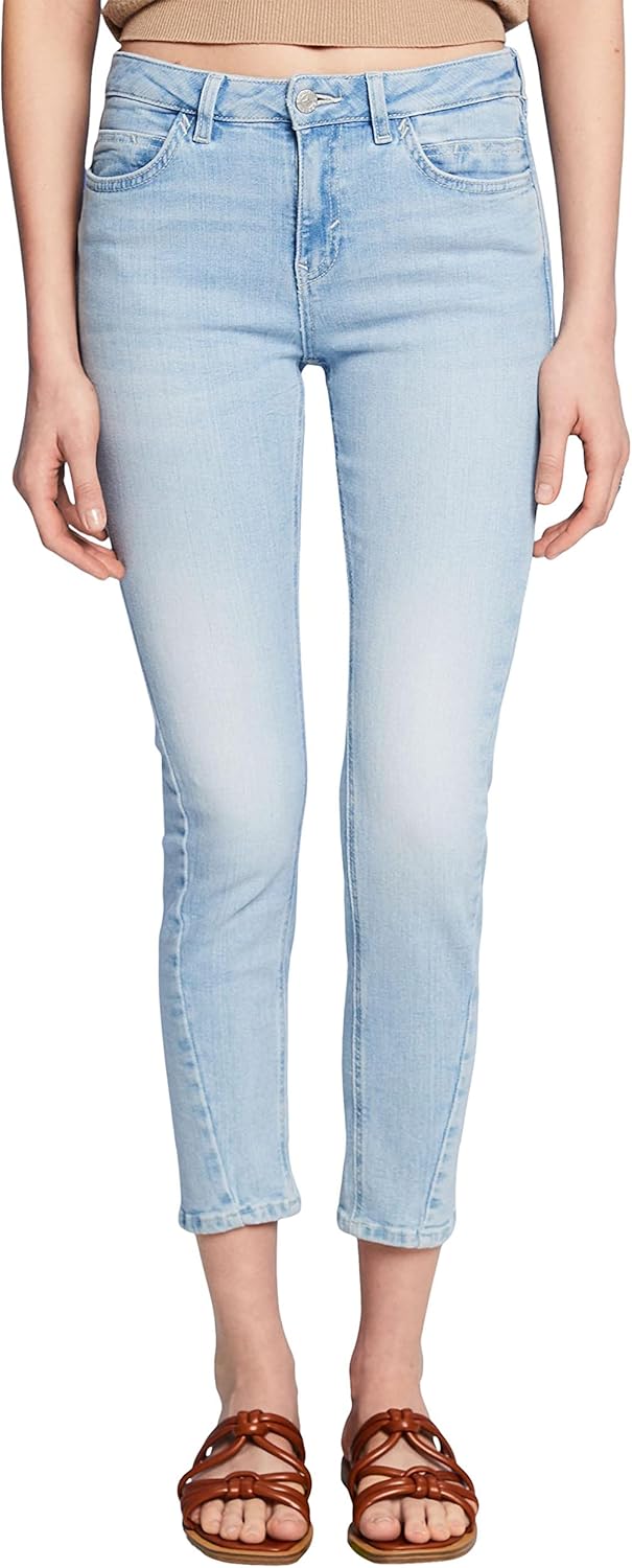 ESPRIT Damen 033ee1b310 Jeans, 36W / 28L 904/Blue Bleached