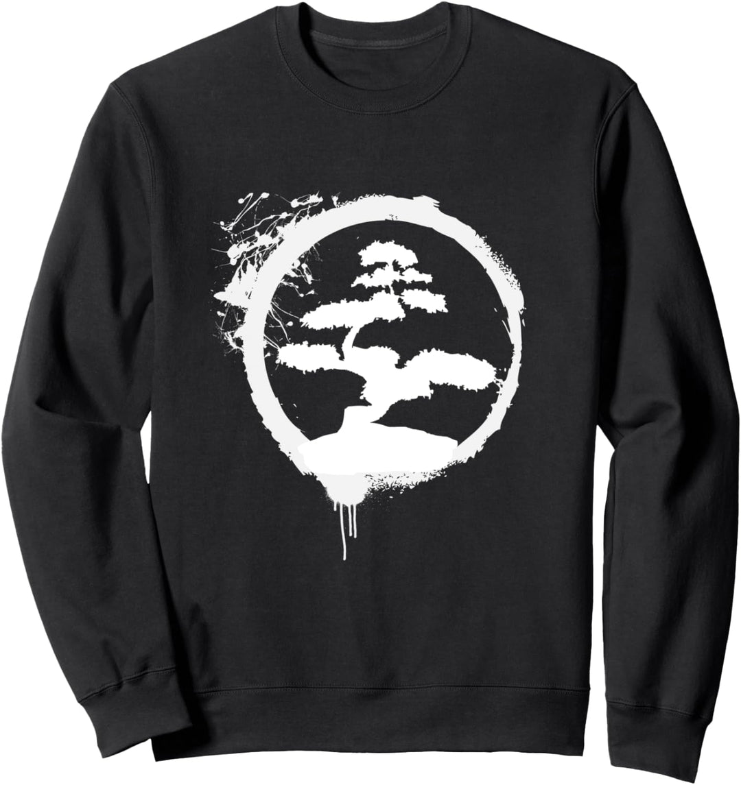 Bonsai Baum Zen Japanischer Garten Baum Meditation Buddhist Sweatshirt