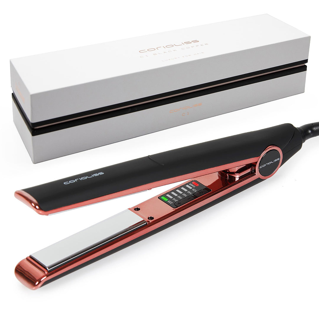 Corioliss C1 | Haarglätter für Frauen | Titanplatten und Curling für feines Haar | Professionelles E