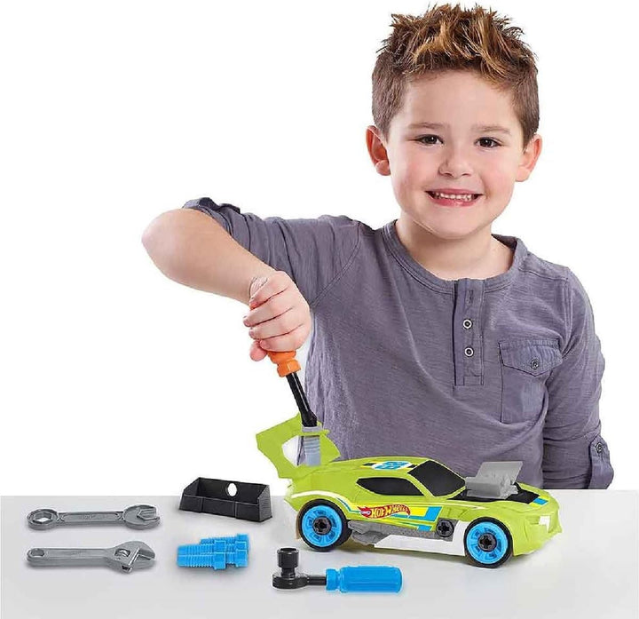 Hot Wheels Ready to Race Bausatz zum Selbermachen DIY-Rennset Demontierbare Einzelteile