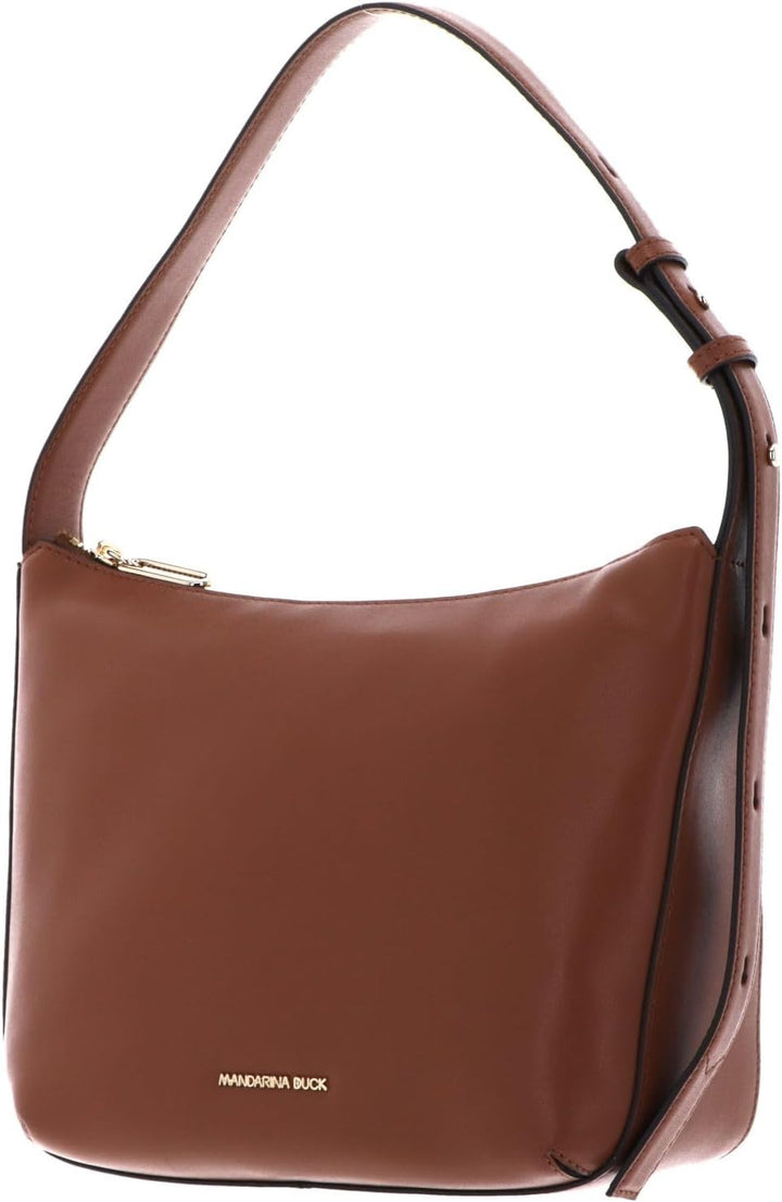 Mandarina Duck Damen Luna Schultertasche, 26x19,5x12 (L x H x W) Caramel Cafe, Caramel Cafe