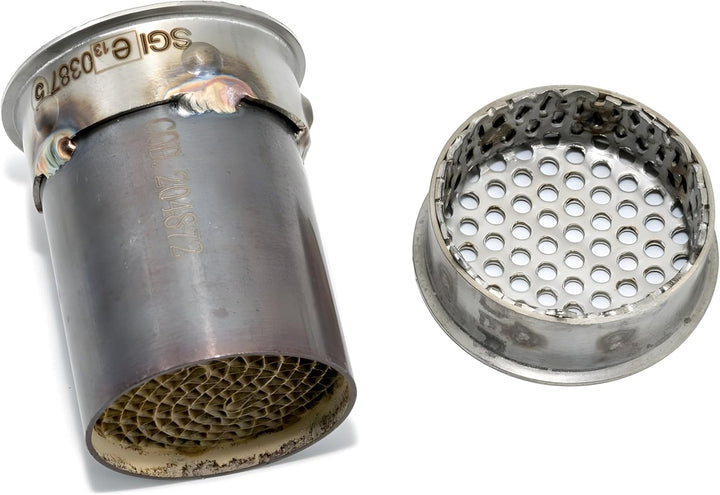 Katalysator LeoVince Auspuff Nachrüstkatalysator SBK, Ø 50mm