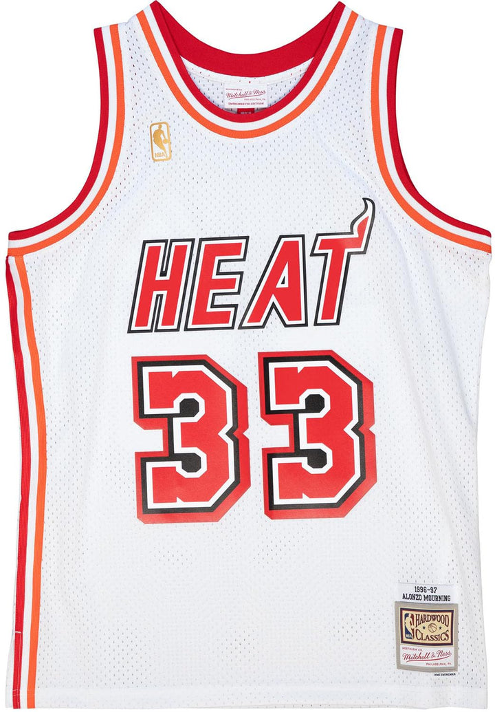 Mitchell & Ness NBA Swingman Jersey M. Heat - A. Mourning S Weiss, S Weiss