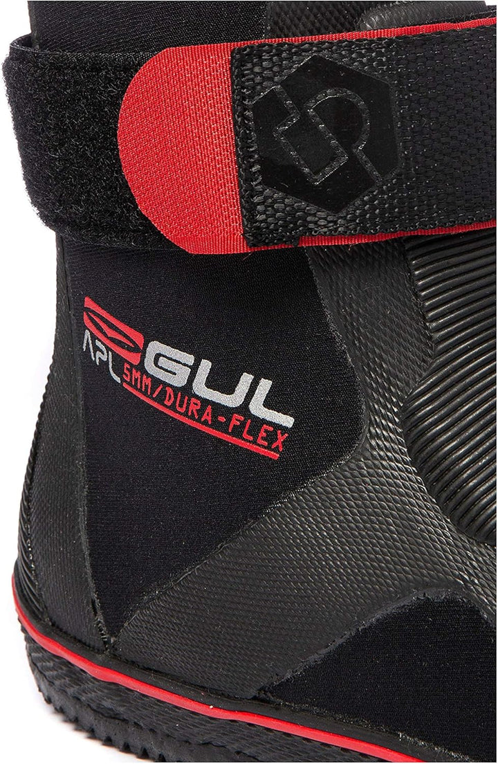 GUL Allzweck-5mm-Neoprenanzug-Stiefel aus Wildleder-Stiefel Boot Black RED - EIN Perfekter Allrounde