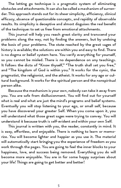 The Letting Go Guided Journal: How to Remove Your Inner Blocks to Happiness, Love, and Success, Tage