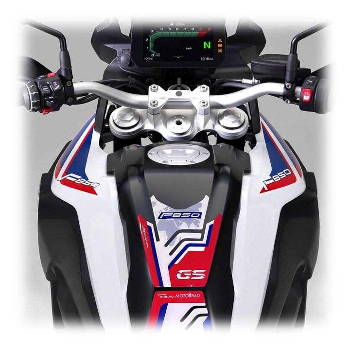 labelbike - 3D Harz Aufkleber Kit Motorrad Tankschutz kompatibel mit BMW F 850 GS Sport 2018-2022