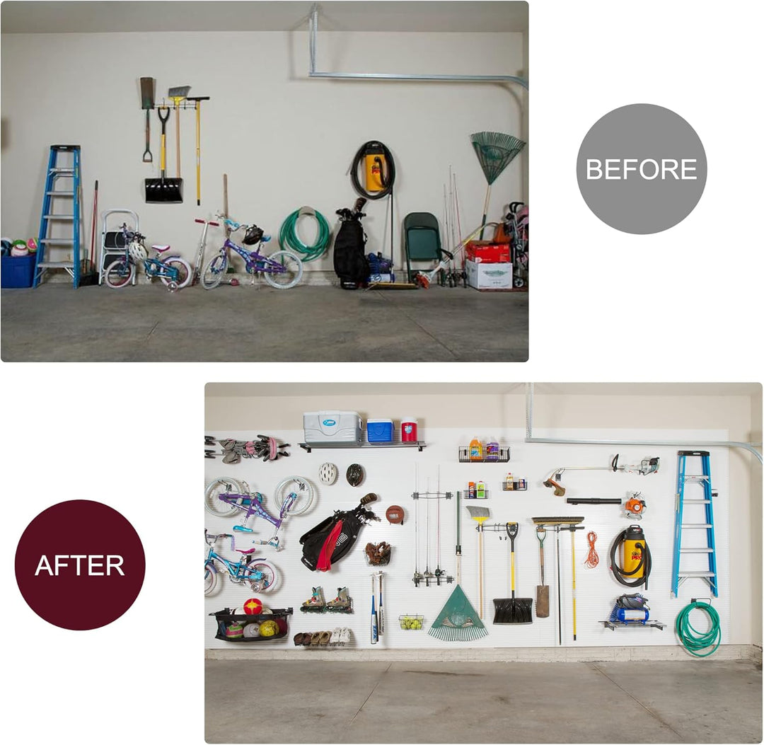 Sioner Garagenhaken, Wandgarderobe, Schuppen-Organizer, schwerer Werkzeug-Organizer, Aufhänger, Gara