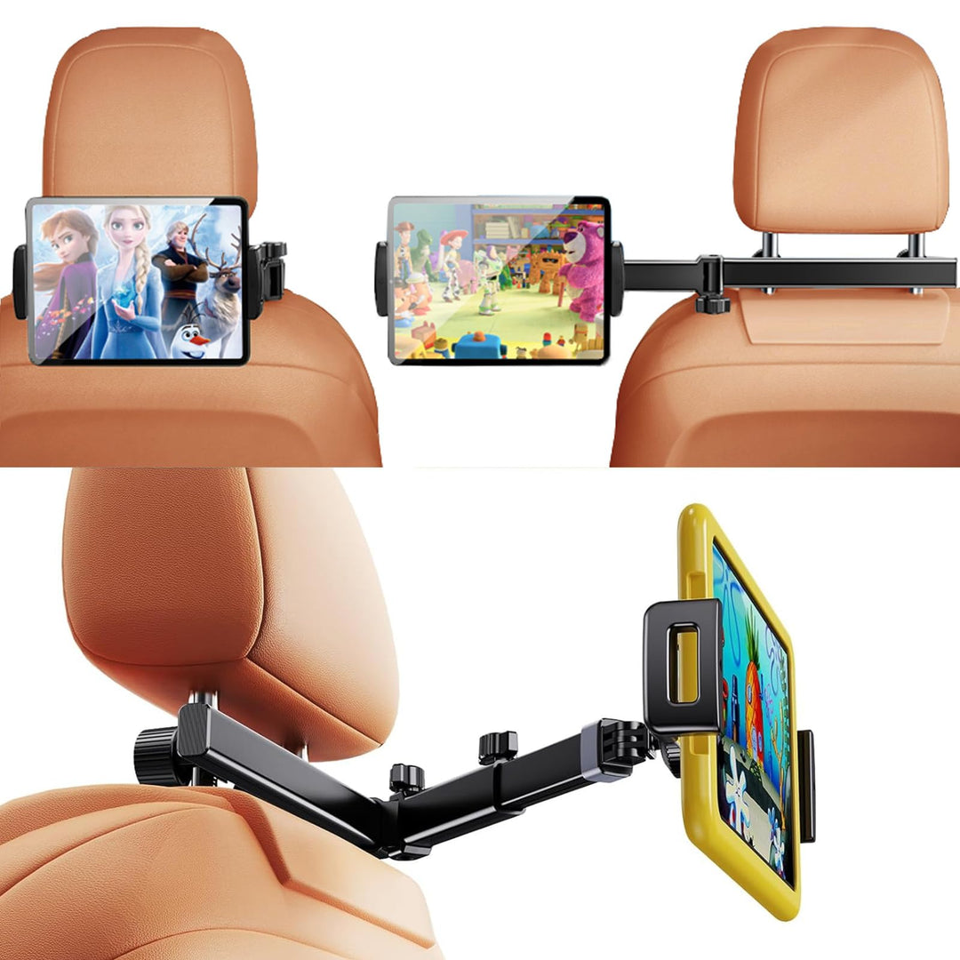 NIFBANG Tablet Halterung Auto, Ausziehbare Halterung Auto für ipad, Tablet Autohalterung für iPad iP