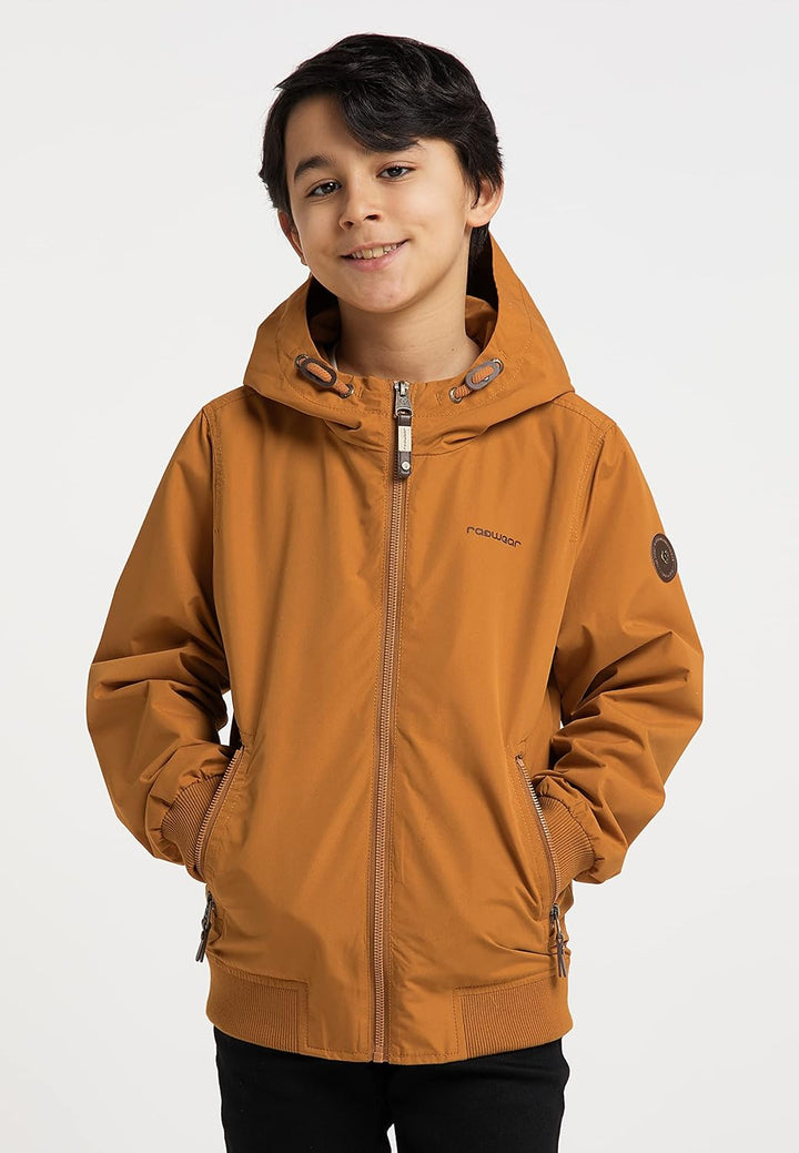 Ragwear Jungen Jacke Übergangsjacke Matys Blouson Anorak Freizeitjacke einfarbig wasserabweisend, CI