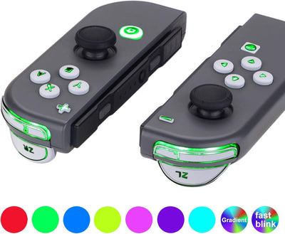 eXtremeRate LED Tasten für NS Switch Joycon,Leuchttaste ABXY Knöpfe Richtungsknöpfe Trigger Tasten B