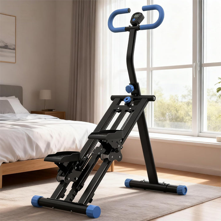 Stair Stepper Pro 2025, Treppenmeister für Zuhause mit 3 Stufen Widerstand, Foldbares Vertical Climb