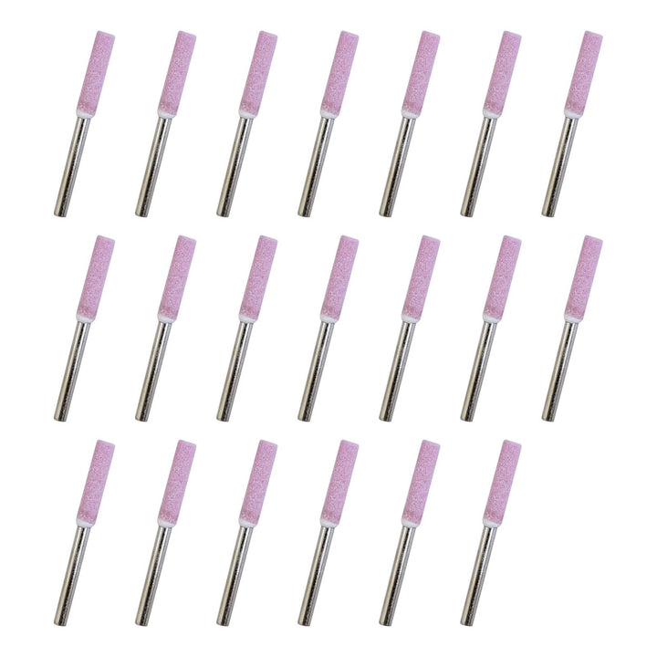20X Kettensäge Schleifstein Fit für Kettensäge Maniküre Metall Polierwelle (5/32"-4MM)