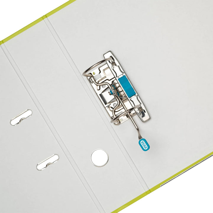 Elba Ordner A4, Smart Pro, 8 cm breit, Kunststoff aussen, hellgrün, 10 Stück hellgrün A4, breit, hel