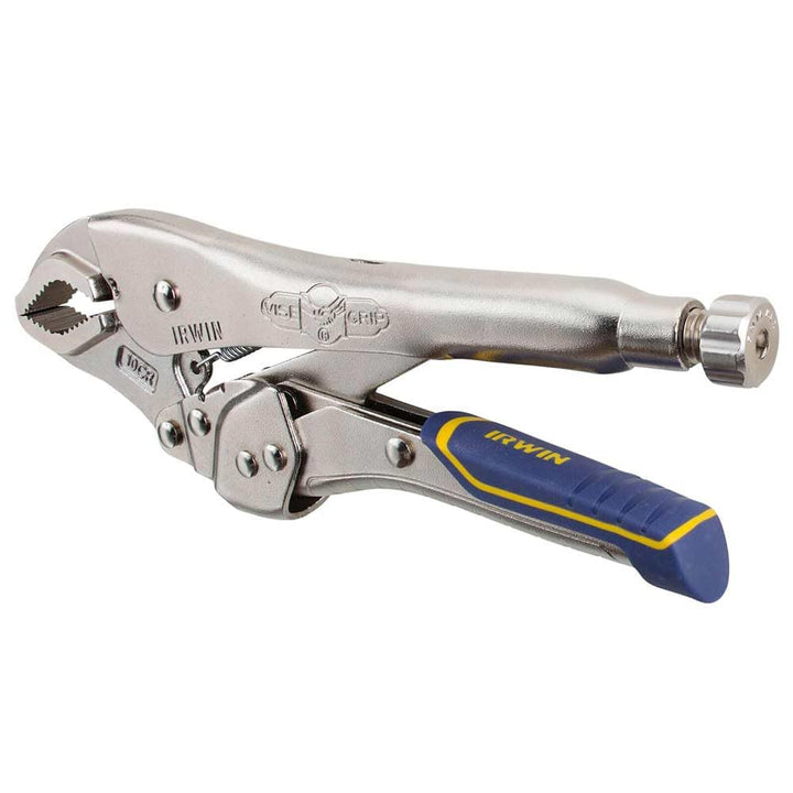 Irwin Fast Release 10CR Gripzange 250 mm, gebogene Backen, Spannweite 48 mm, ProTouch 2K-Griff, T11T