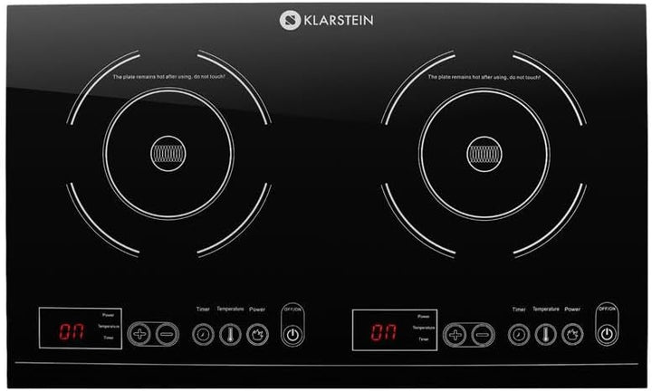 Klarstein VariCook Induktionskochfeld, Kochplatten Elektrisch, Moderne Kochplatte, für Camping, 2 Pl