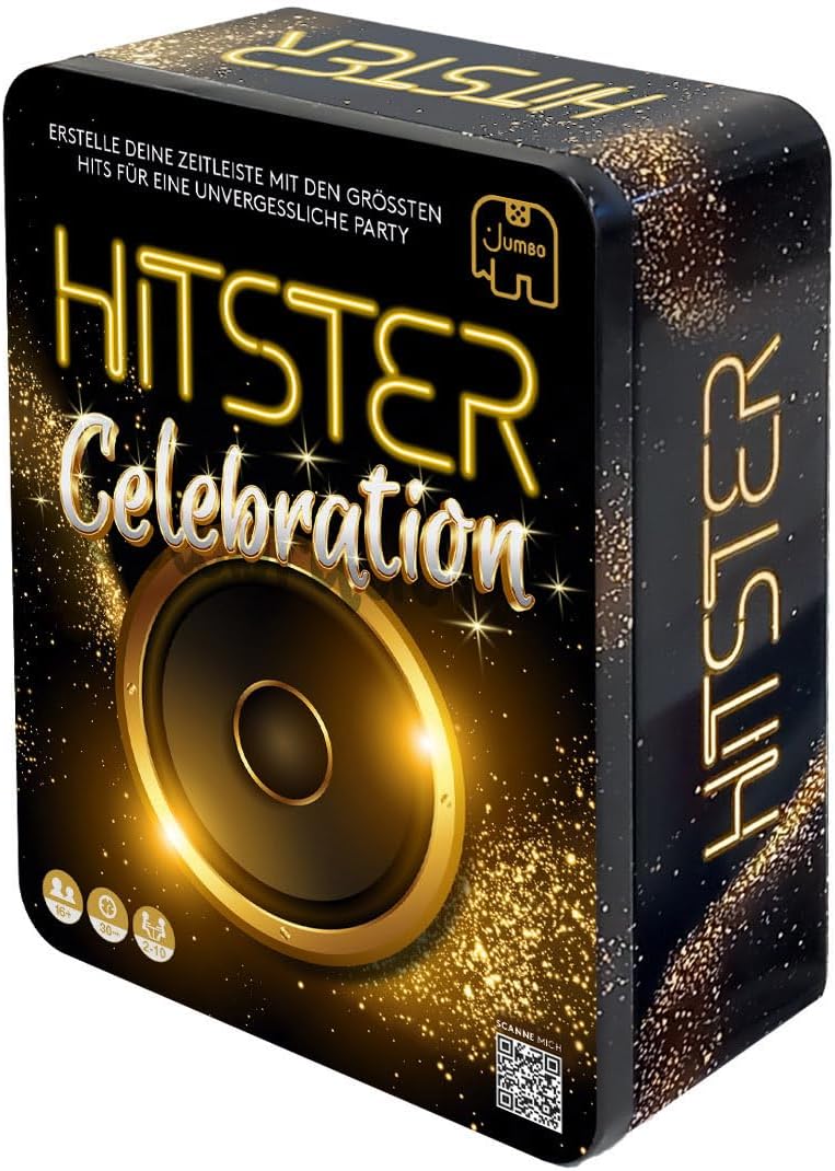 Hitster Celebration, EIN Party- und Kartenspiel für Erwachsene und Familien - 2 bis 10 Spieler ab 16