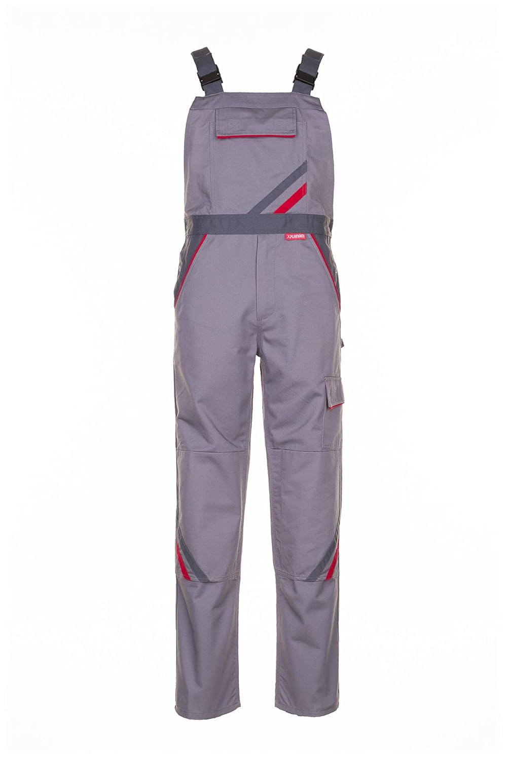 Planam Highline Herren Latzhose Zink Schiefer rot Modell 2331 Grösse 50 zink/schiefer 50, zink/schie