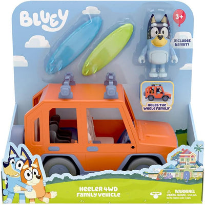 BlueY Heeler-Familienwagen, inklusive Bandit-Figur: 1 Fahrzeug mit Platz für 4 Figuren - offizieller