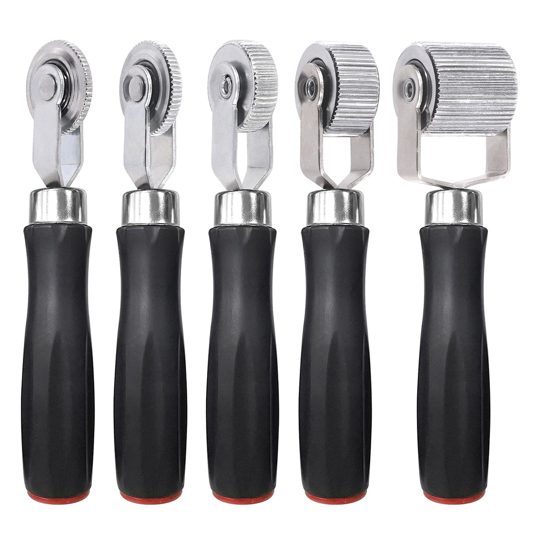 Swpeet 5Pcs 5Sizes Car Sound Deadening Roller Set, Auto Lärm Roller Auto Sound Deadener, Metall-Inst