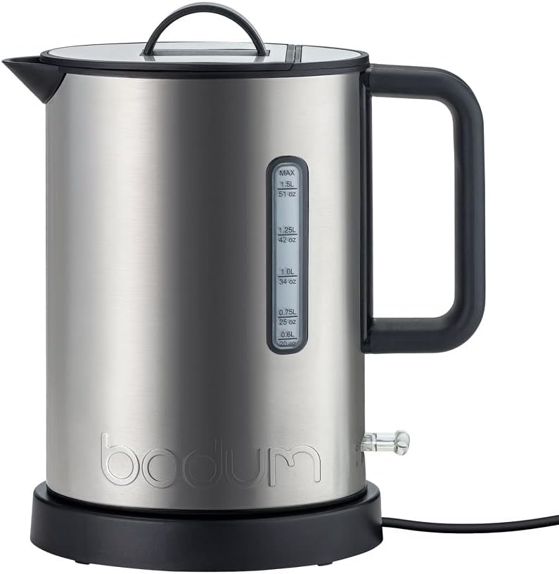 Bodum 5500-57EURO-2 IBIS Vorratsdosen, Glass, 1.5 liters, Chrom matt 1, 5 Chrom