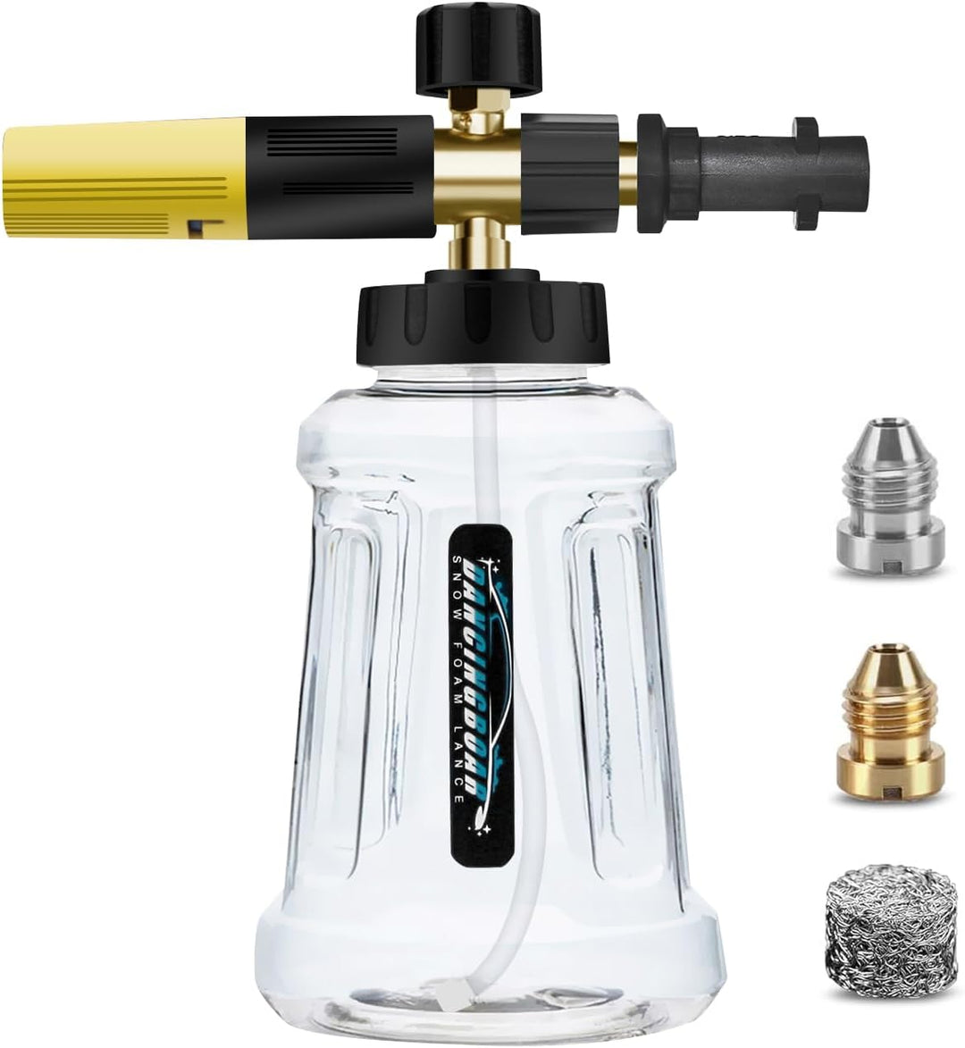 Verbesserte Schaumlanze Schaumkanone für Kärcher K-Serie K2 K3 K4 K5 K6 K7 Hochdruckreiniger, 1L Sch