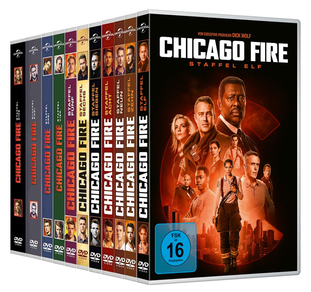 Chicago Fire - Die kompletten Staffeln 1-11 im Set (62 DVDs), DVD