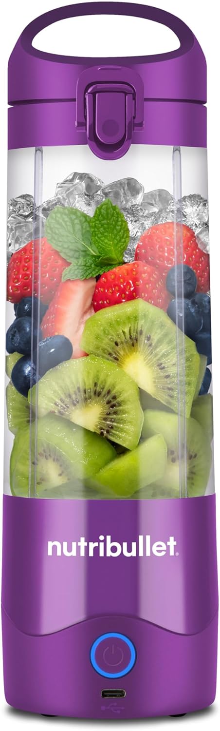 nutribullet Stabmixer, Stabmixer, 475ml BPA frei, Tragbarer Mixer, Multifunktionsmixer, USB-C Ladege